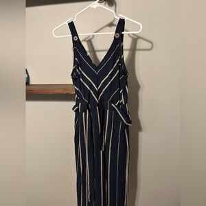 striped jumpsuit
